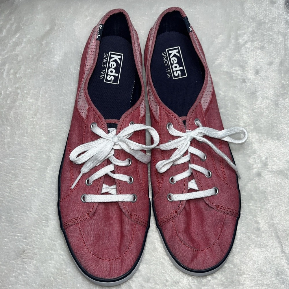 Keds Red Canvas Sneakers Women's Size‎ 11